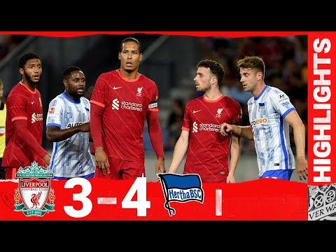 Highlights: Liverpool 3-4 Hertha BSC | Van Dijk & Gomez return to action!
