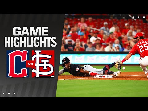 Guardians vs. Cardinals Game Highlights (9/20/24) | MLB Highlights