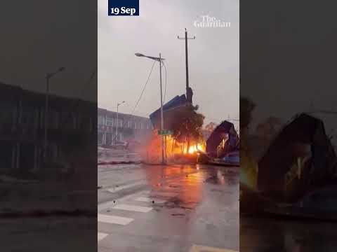 Tornado rips through China’s eastern province of Jiangsu