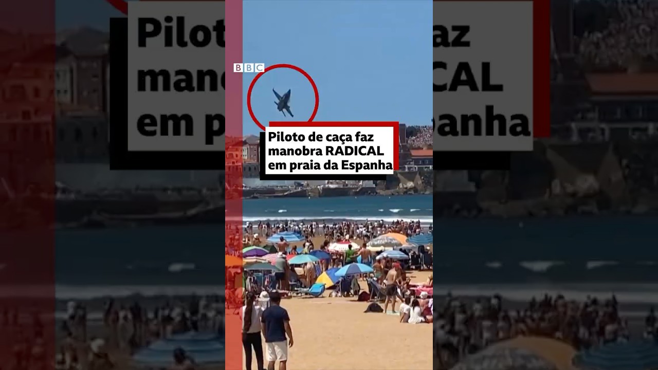 Piloto de caça F 18 faz manobra radical para desviar de pássaros