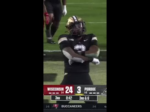 Tracy Jr. 19-YD TD Run vs. Wisconsin | Purdue Football