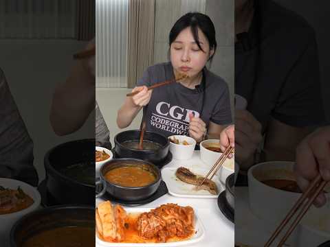 간편하게 먹는 갈비탕과 감자탕! 떡갈비까지~ #먹방 #shorts #요리