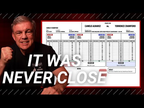 Scorecards Controversy: Why Crawford’s Win Over Canelo Was Wider Than They Had It | #crawfordcanelo