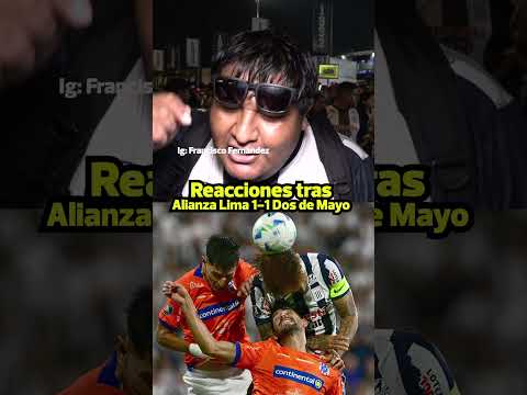 REACCIONES de HINCHAS DE ALIANZA LIMA tras ELIMINACIÓN ANTE 2 DE MAYO | Depor