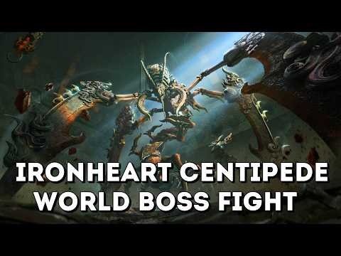Where Winds Meet Ironheart Centipede World Boss Fight | Where Winds Meet Hidden Mountain