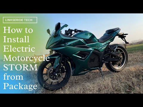 How to Install the Electric Motorcycle Storm SKD from Package