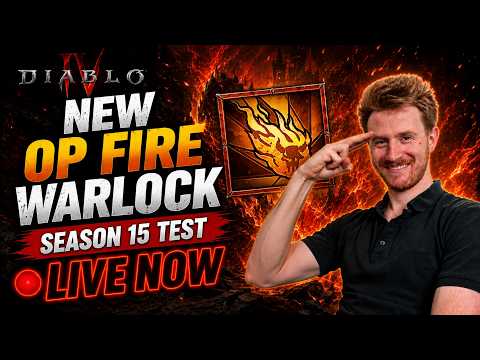 Season 15 Test WARLOCK QUADRILLON DMG & Barb LIVE NOW