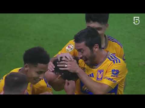 Gol de Diego Lainez | Chivas 0-3 Tigres | Liga BBVA MX | Apertura 2023 -  Jornada 14