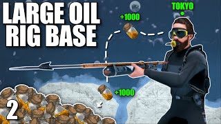 YouTube thumbnail for aloneintokyo's video titled 'I built next to Large Oil Rig in Solo Rust...'