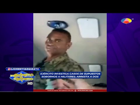 Graban a guardia recibiendo dinero de haitianos para pasar frontera | Johnny Vásquez