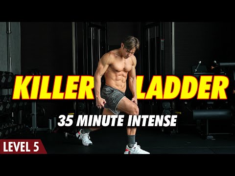 Killer Bodyweight Ladder | Muscular Endurance & Weightloss (Level 5)