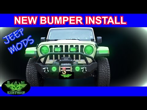 JEEP GLADIATOR BUMPER INSTALL