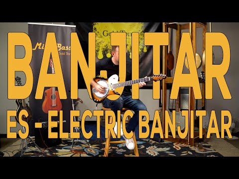 Electric Banjo Guitar! Gold Tone ES-Banjitar!