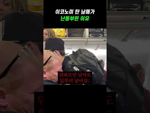 <strong>이코노미</strong> 탄 남매가 난동부린 이유