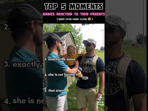 Ranking the baby reactions for twin parents 🥰|#shorts #viralshorts #baby #twins #ranking #funny