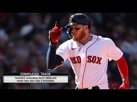 Yankees & Red Sox Trade!! Alex Verdugo heading to New York in 4-player deal (Trade Analysis) video clip