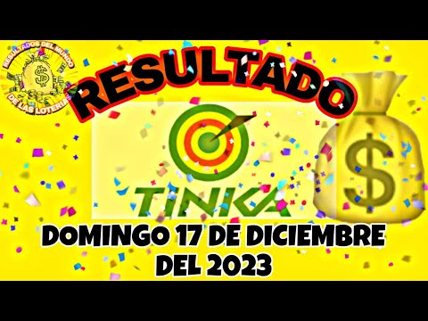 RESULTADOS TINKA DEL DOMINGO 17 DE DICIEMBRE DEL 2023/LOTERÍA DE PERÚ