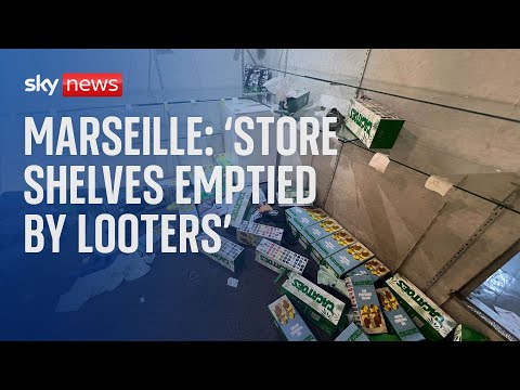 France riots: Teen's death being used as 'pretext for robbing' in Marseille, says store owner