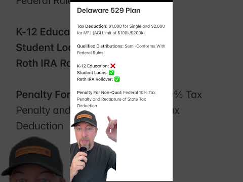 The College Investor | Delaware 529 Plan Rules and Tax Deductions