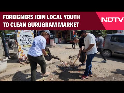Delhi NCR News | Foreign And Local Youth Join Hands For Cleanliness Drive In Gurugram