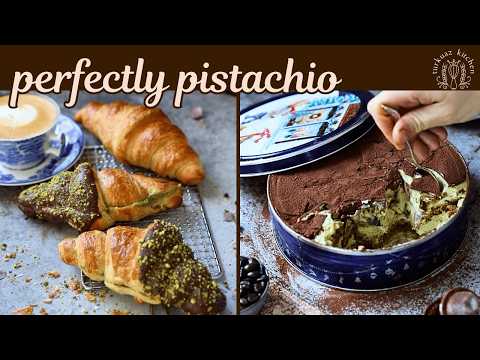 Perfectly Pistachio (Pistachio Cream Croissants & Pistachio Tiramisu)