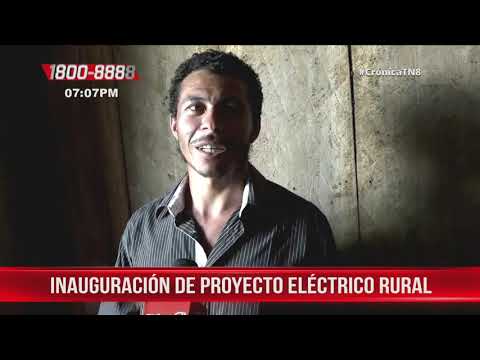 Proyecto de electrificación llega a una comunidad de Boaco – Nicaragua