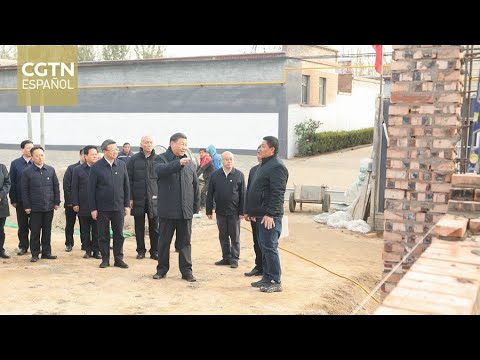 Xi Jinping inspecciona la reconstrucción de las zonas afectadas por inundaciones en Beijing y Hebei
