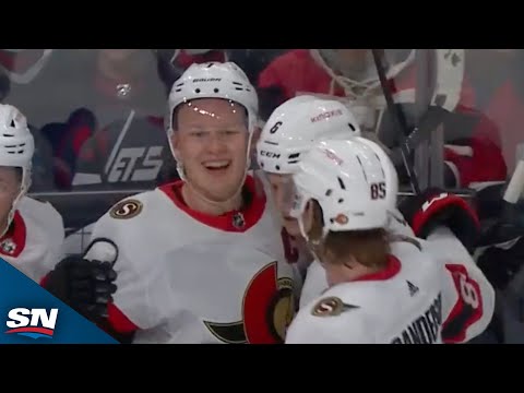 Brady Tkachuk Finishes Off Pretty Passing On The Power Play