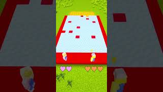 【マイクラミニゲーム】カーリング対決 ピンクVS黄色【ペンカラ】  #マイクラ #マインクラフト #ぱちしゅう