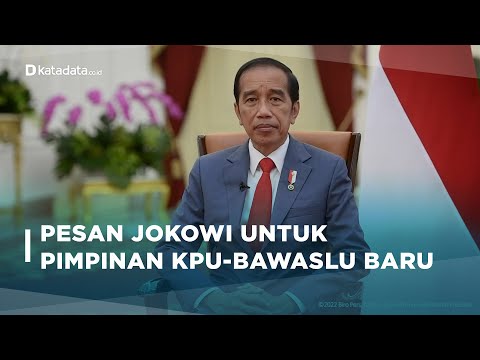 Jokowi Sebut Pemerintah Pusat Siap Dukung KPU dan Bawaslu Soal Anggaran | Katadata Indonesia