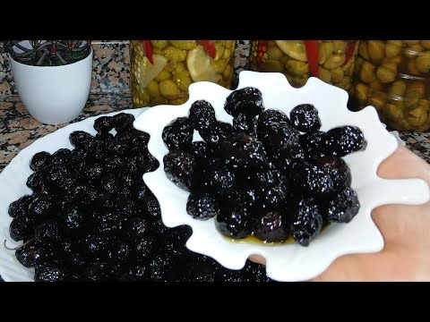 تحت طلبكم شجر فالسطح الزيتون اسود ترقيد بطريقة تقليدية وصفة زمان الجميل كيجي مهبر بلا مدخل ليه الملح