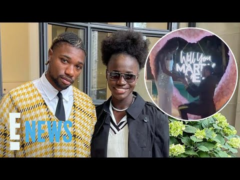 Olympians Noah Lyles and Junelle Bromfield Get Engaged | E! News