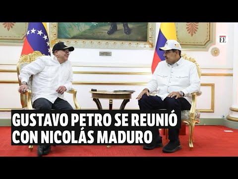 Nicolás Maduro y Gustavo Petro se reunieron en Caracas | El Espectador