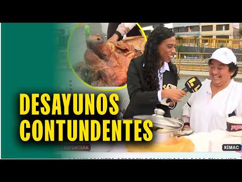 Elecciones en Perú: ¡Los electores no pasan hambre! Así son los contundentes desayunos en la UNI