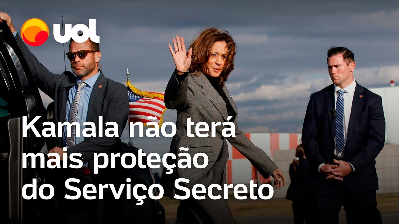 Por decisão de Trump, Kamala Harris não terá mais proteção do Serviço Secreto