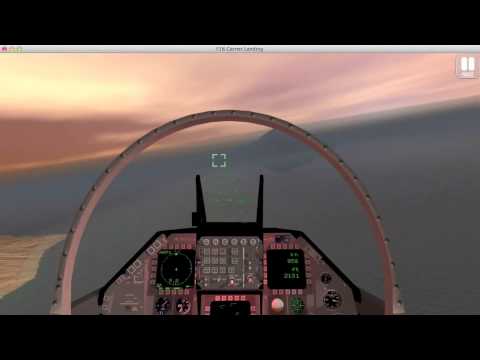 f18 carrier landing video