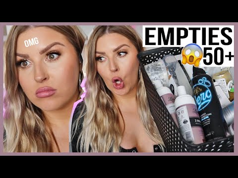 beauty empties & reviews ?? STUFF I'VE ACTUALLY FINISHED! 50+ items ?