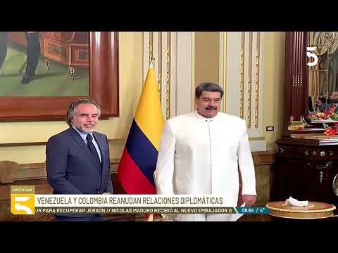 Maduro recibió al embajador de #Colombia y apostó por una unión “inquebrantable” entre ambos países