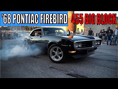 MACHO '68 Pontiac Firebird 455 Pops Huge Burnouts!!