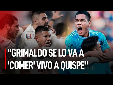 Grimaldo se lo va a 'comer' vivo a Quispe: Hinchas de SC sobre partido contra la 'U' | #LR