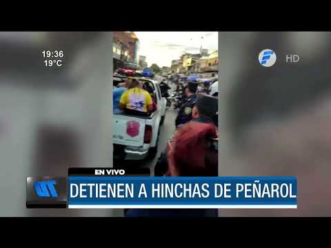 Hinchas de Peñarol detenidos