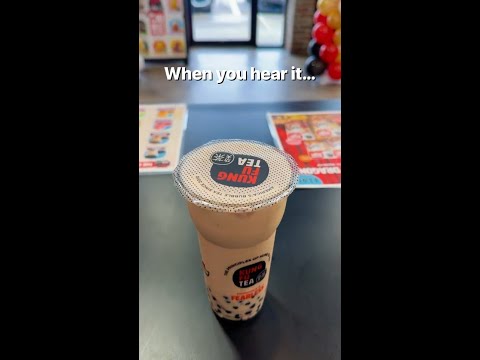 Never gonna give up this Kung Fu Milk Tea 😜 #bobaroll
