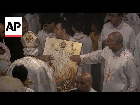 Egypt's Coptic Christians flock to churches to attend mass marking beginning of their Easter