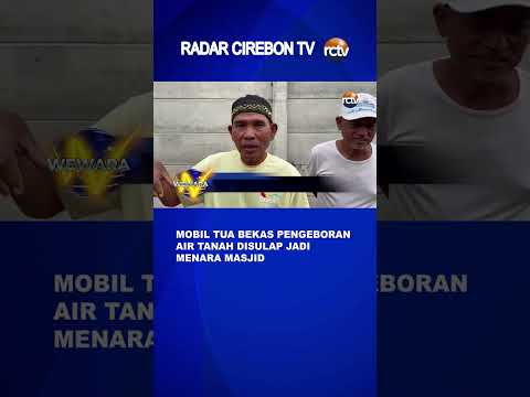 Mobil Tua Bekas Pengeboran Air Tanah Disulap Jadi Menara Masjid