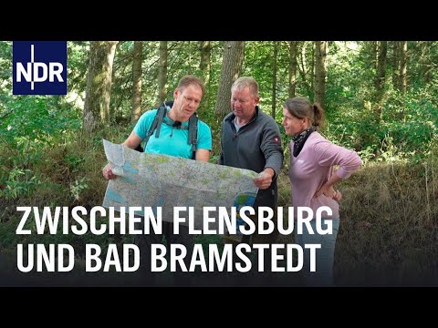 Unterwegs auf der Luftlinie - Zwischen Flensburg und Bad Bramstedt | Doku & Reportage | NDR Doku