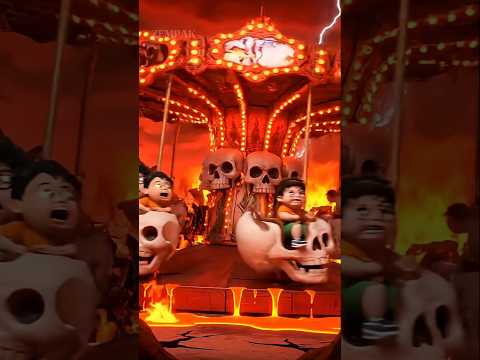 🔥 Nenek Zempak Muter Anak di Komidi Bara Neraka! 😂