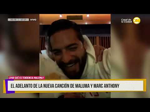 El adelanto de La Fórmula, el nuevo tema de Maluma y Marc Anthony ? ¿QPUDM? ? 01-02-23