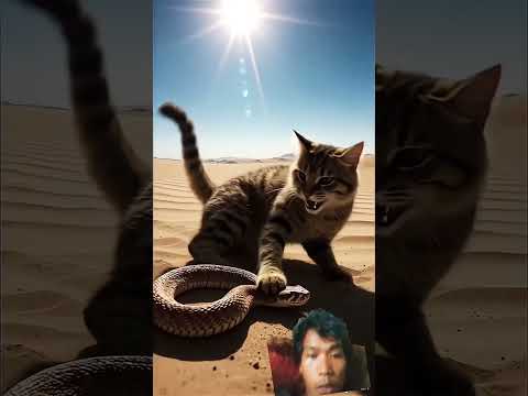 perkelahian kucing#kucing #ular #funny #youtube #reels #ytshorts