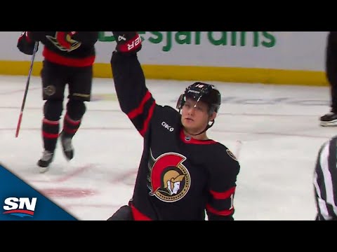 Senators Tim Stutzle Rips Home One-Time Blast For First Career Playoff Goal