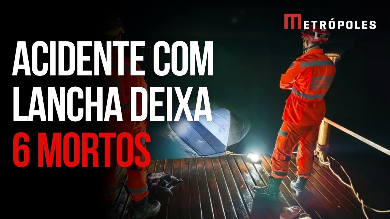 Acidente com lancha deixa 6 mortos em rio na divisa entre SP e MG
